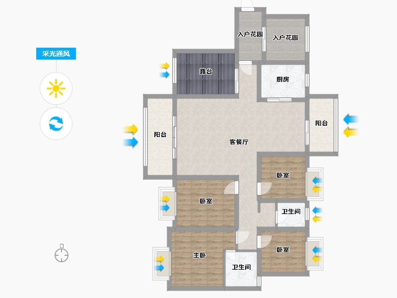 湖南省-永州市-徐福桃花源-115.20-户型库-采光通风