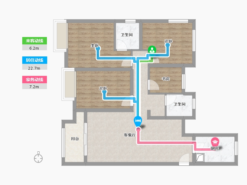 江苏省-无锡市-梁溪本源-100.00-户型库-动静线