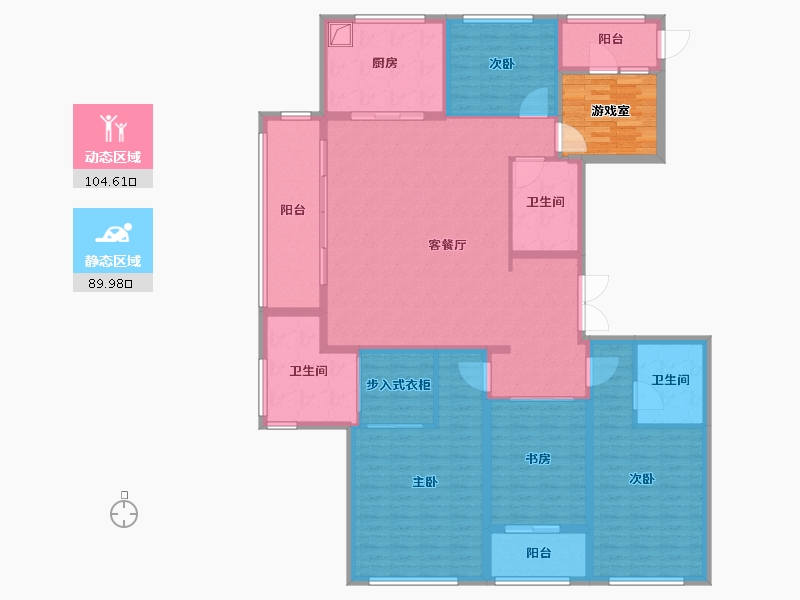 浙江省-杭州市-理想臻品-185.00-户型库-动静分区