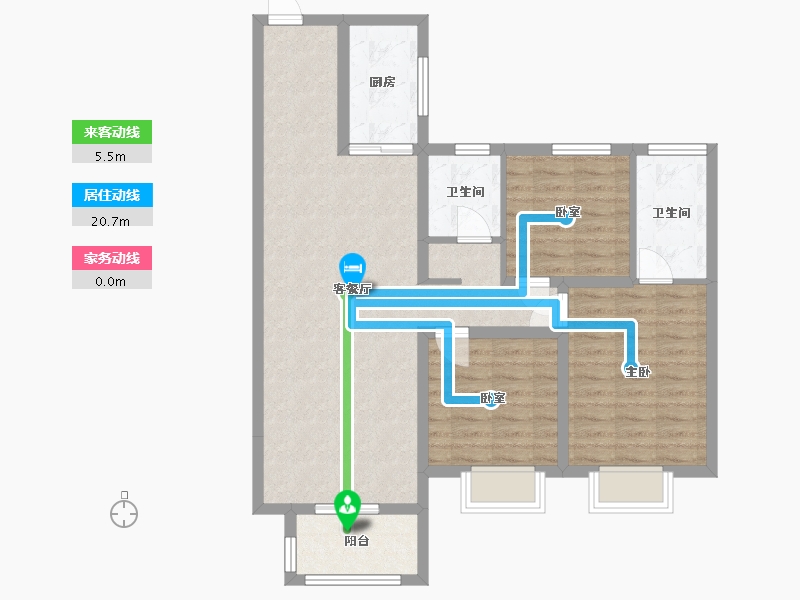 河北省-承德市-国创融园-88.36-户型库-动静线