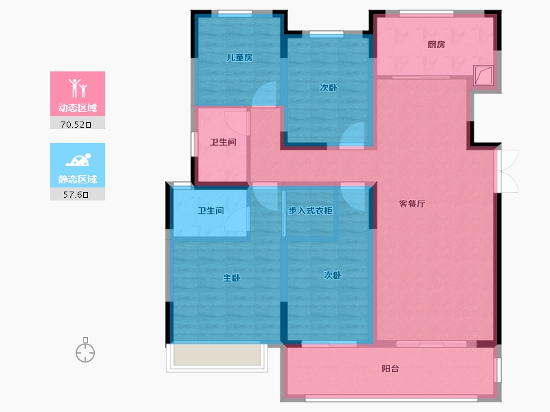 河南省-商丘市-绿地城-一区-114.40-户型库-动静分区