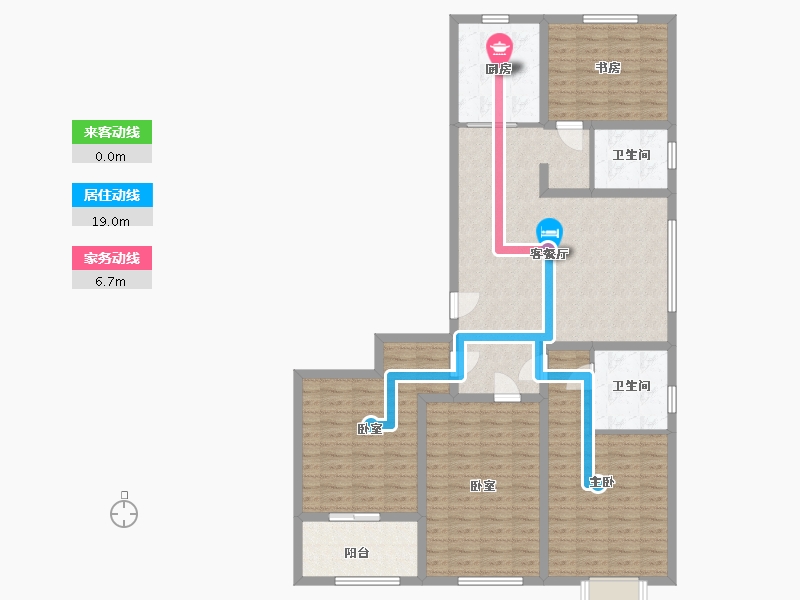 山东省-潍坊市-紫御宫馆-125.00-户型库-动静线