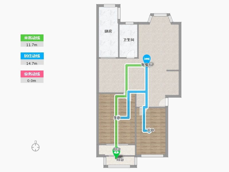 江苏省-南京市-圣源居-91.20-户型库-动静线