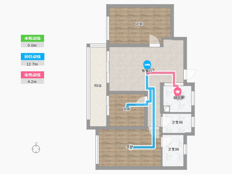 浙江省-杭州市-宋都济宸府-84.00-户型库-动静线