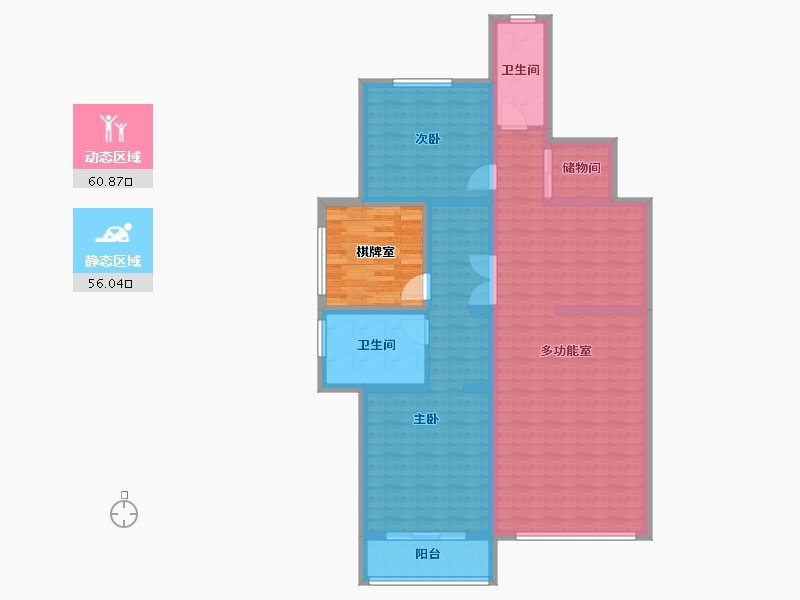 海南省-海口市-佳元·天上人间-348.00-户型库-动静分区