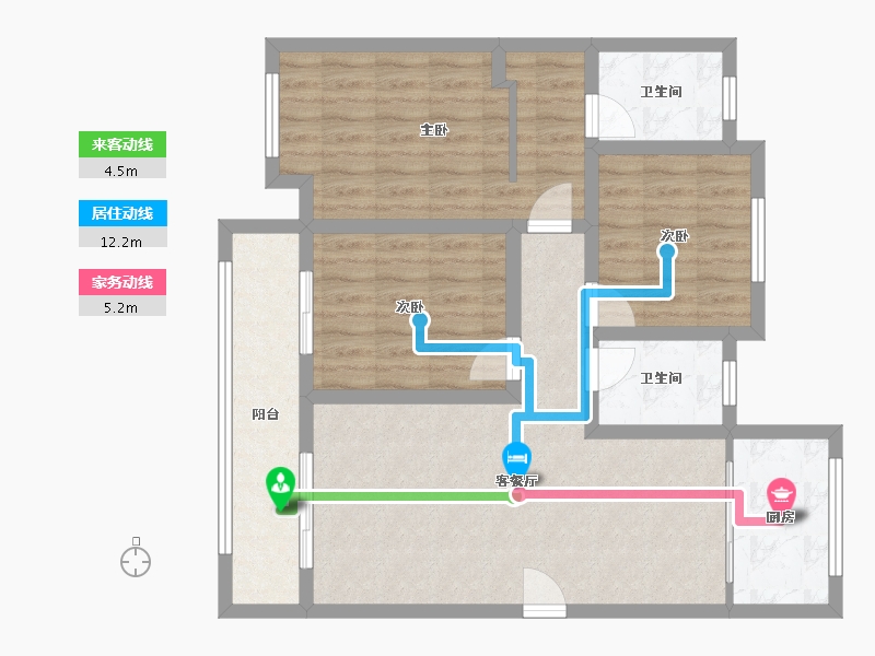 河北省-承德市-祥云红创悦府品鉴中心-98.00-户型库-动静线