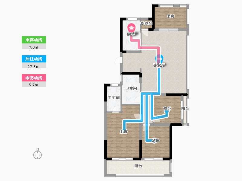 浙江省-温州市-外滩江月湾-104.00-户型库-动静线