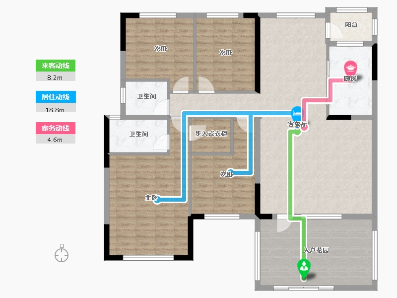 河南省-郑州市-银基国际旅游度假区悦林居-140.00-户型库-动静线