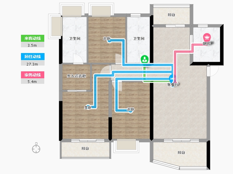 海南省-海口市-东汇西海岸-115.20-户型库-动静线