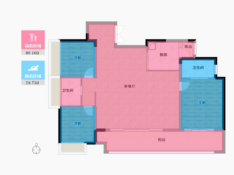 四川省-成都市-远大·林语城-114.42-户型库-动静分区