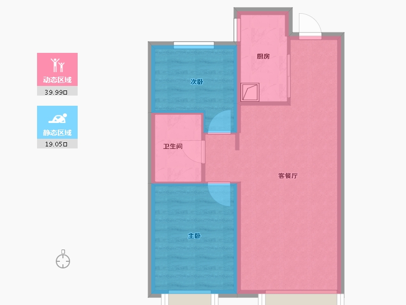 辽宁省-大连市-大连小窑湾国际商务区-85.00-户型库-动静分区