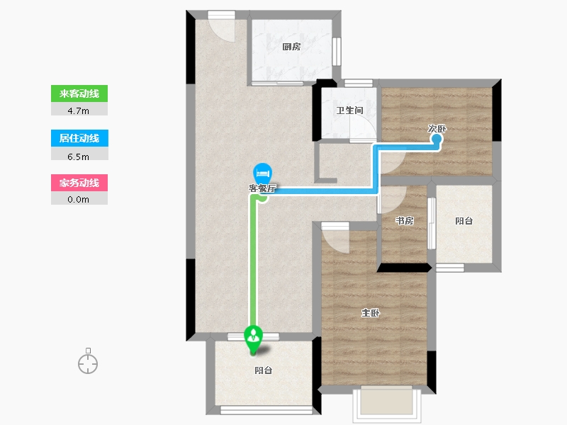 湖北省-襄阳市-和信汉阳学府-74.08-户型库-动静线