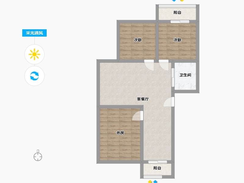 河南省-安阳市-相东小区-东区-88.00-户型库-采光通风