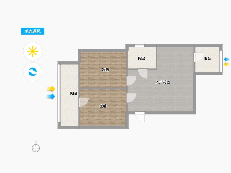 山西省-晋中市-牛奶厂宿舍-71.20-户型库-采光通风