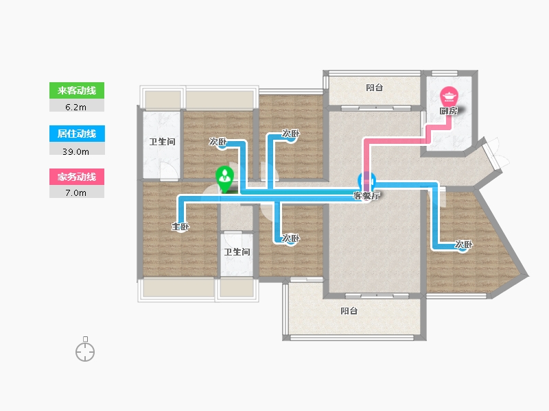 广西壮族自治区-梧州市-悦珑臺-116.00-户型库-动静线