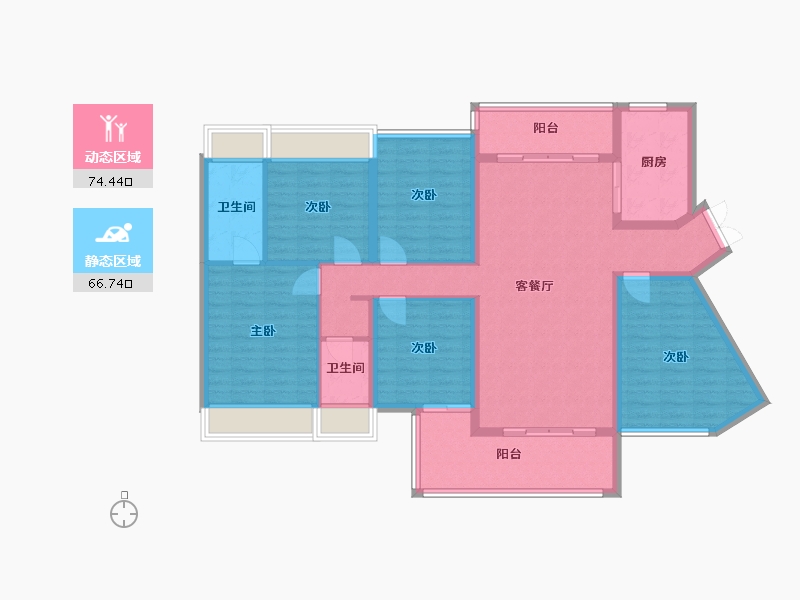 广西壮族自治区-梧州市-悦珑臺-116.00-户型库-动静分区