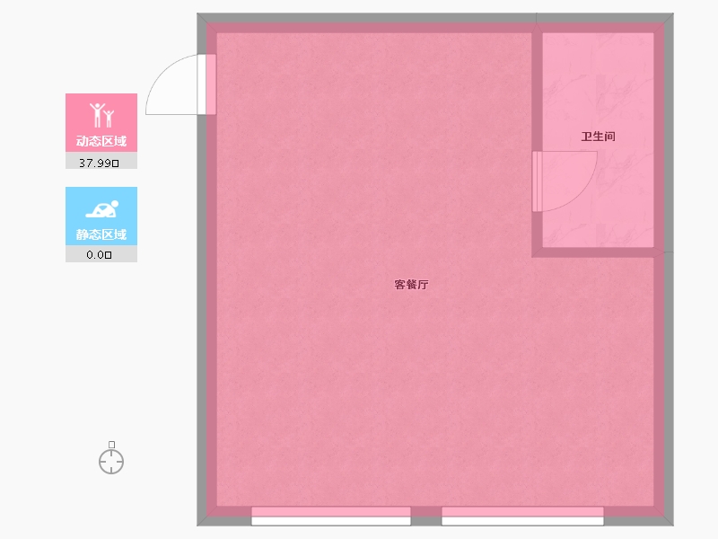 广西壮族自治区-南宁市-建发鼎华北大珑廷-58.00-户型库-动静分区