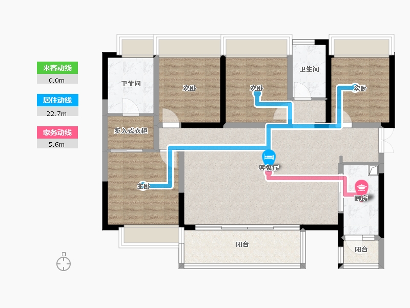 四川省-成都市-川发天府上城-115.66-户型库-动静线