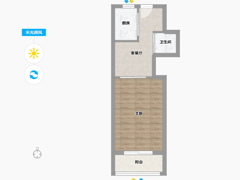 北京-北京市-营房西街小区-31.56-户型库-采光通风