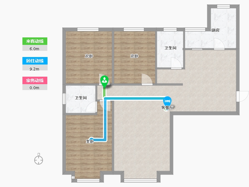 河北省-石家庄市-万达广场-112.00-户型库-动静线