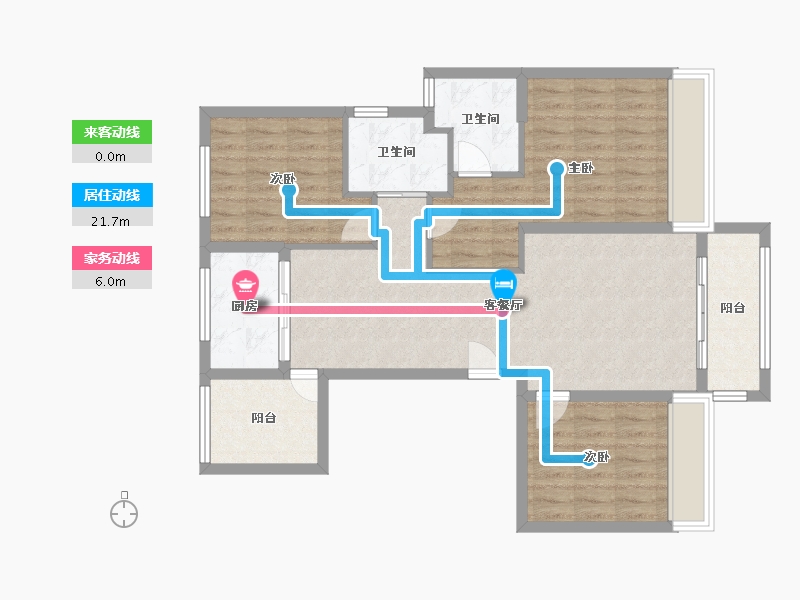 河南省-商丘市-兰园-88.00-户型库-动静线