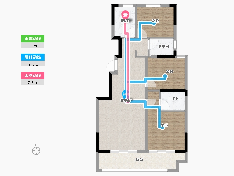 江苏省-南京市-江望110-88.00-户型库-动静线