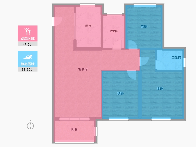 上海-上海市-江锦苑-77.00-户型库-动静分区