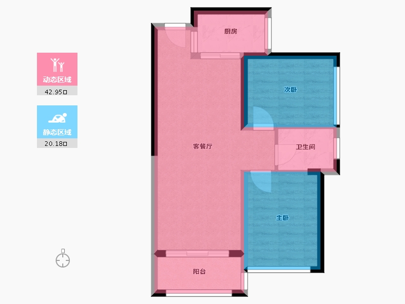 广西壮族自治区-北海市-城央万象-58.74-户型库-动静分区