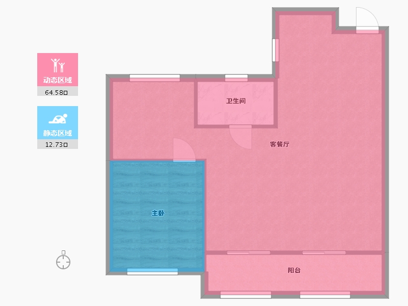 浙江省-温州市-外滩嘉园-71.20-户型库-动静分区