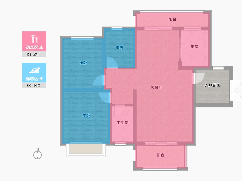 四川省-南充市-满投·御江云邸-170.00-户型库-动静分区