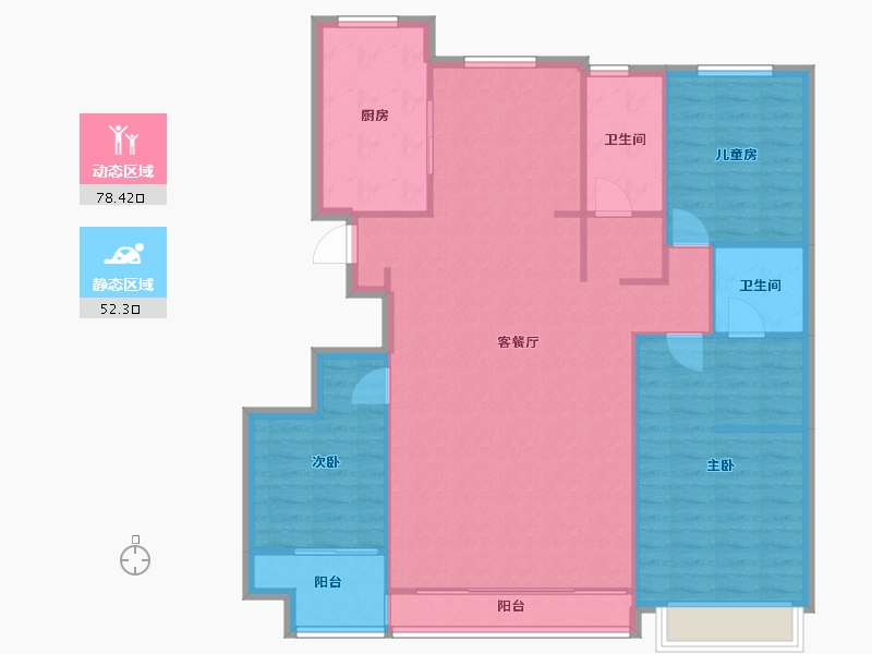 山东省-滨州市-风华尚品-121.00-户型库-动静分区