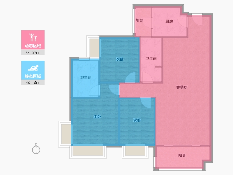 四川省-成都市-樟菊园-94.00-户型库-动静分区