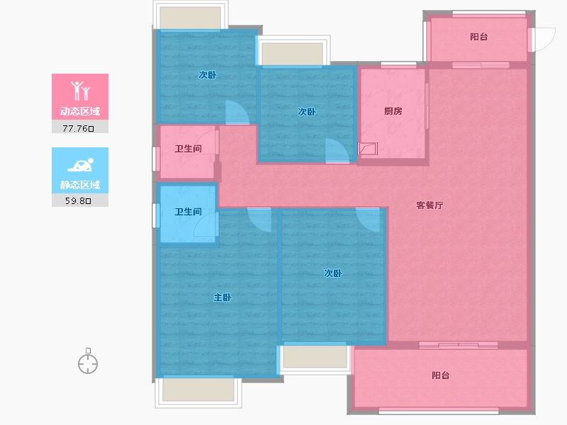 江西省-赣州市-居然大观-125.00-户型库-动静分区