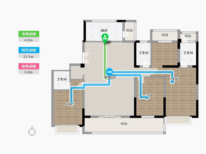 江苏省-盐城市-永胜华府-157.60-户型库-动静线