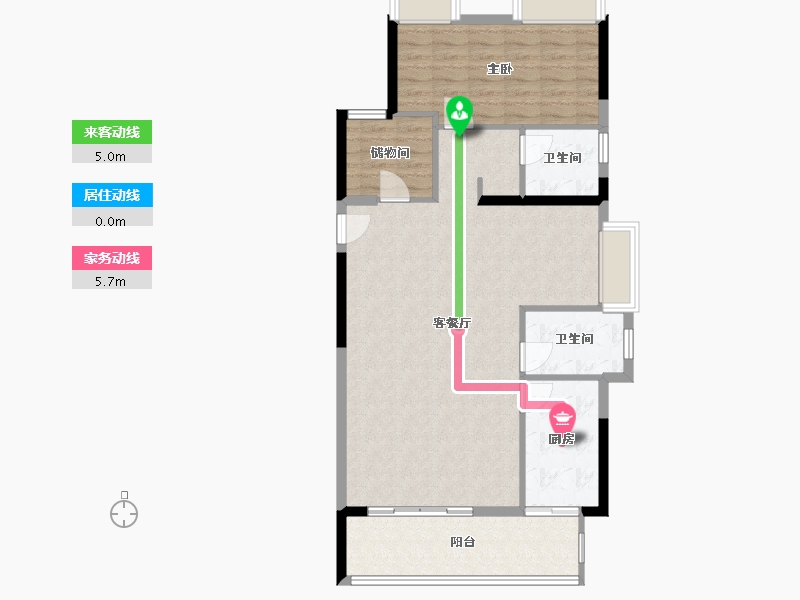 福建省-福州市-滨海金茂智慧科学城-92.00-户型库-动静线