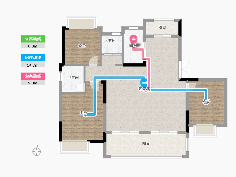 江西省-上饶市-晶科广信公馆-101.60-户型库-动静线