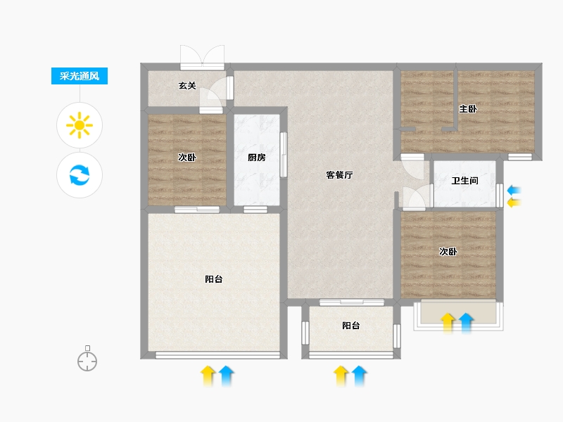 四川省-达州市-乐基国际社区-98.01-户型库-采光通风