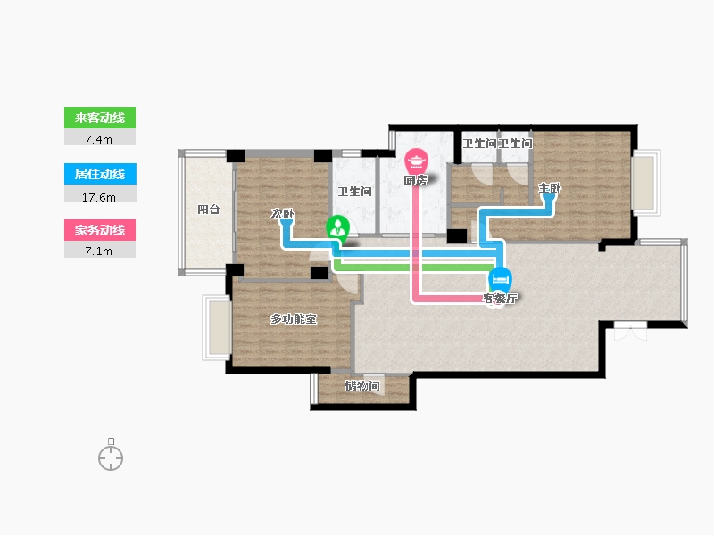 福建省-福州市-景观豪庭-北区-140.00-户型库-动静线