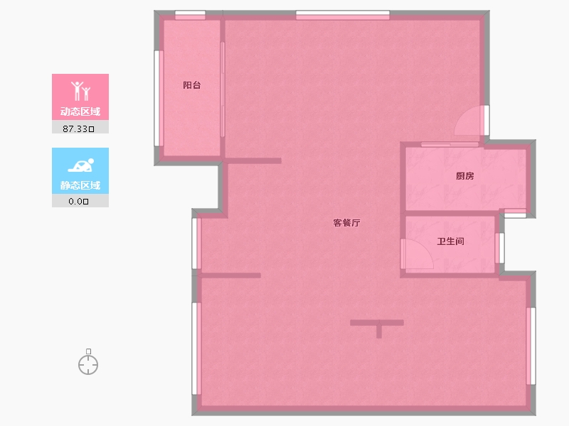 湖北省-武汉市-保利香颂一期-80.00-户型库-动静分区