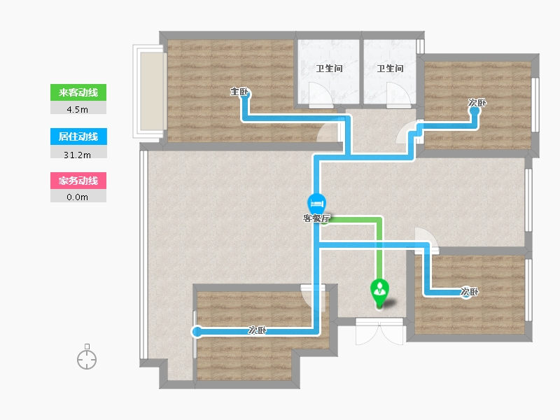 山东省-潍坊市-君悦世家-110.00-户型库-动静线