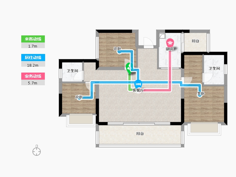 四川省-成都市-黄龙溪谷-114.00-户型库-动静线