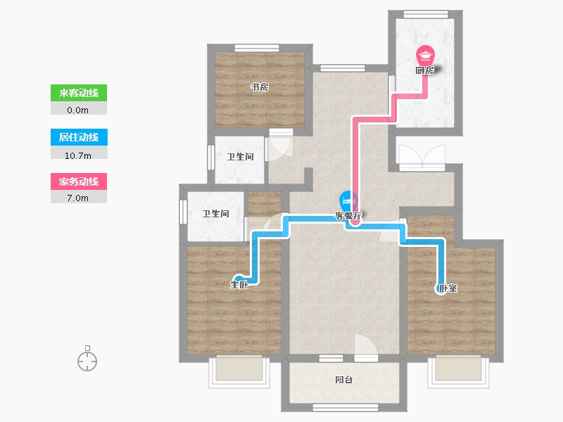 河北省-石家庄市-君悦华府-91.12-户型库-动静线