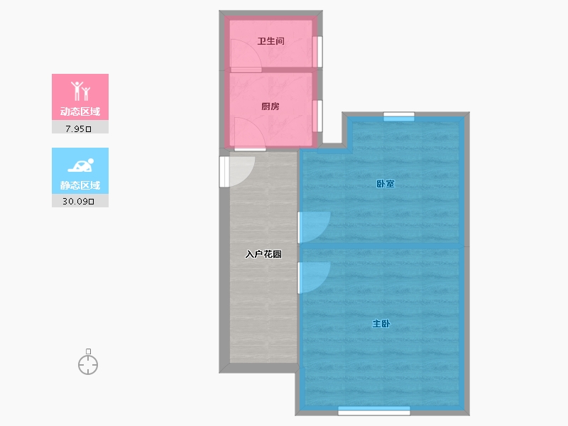 上海-上海市-延安西路394弄-38.00-户型库-动静分区