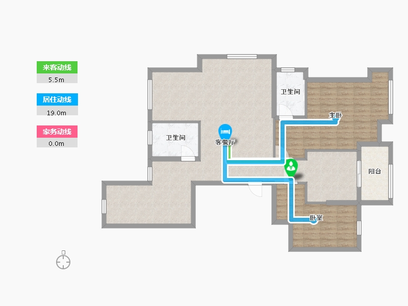 浙江省-温州市-四季果岭-108.00-户型库-动静线