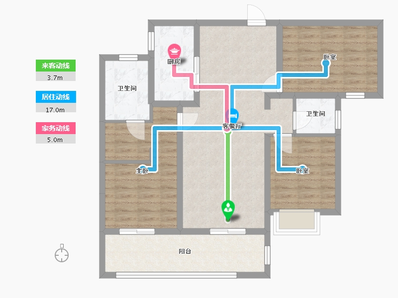 云南省-昆明市-昆明融创文旅城-99.20-户型库-动静线