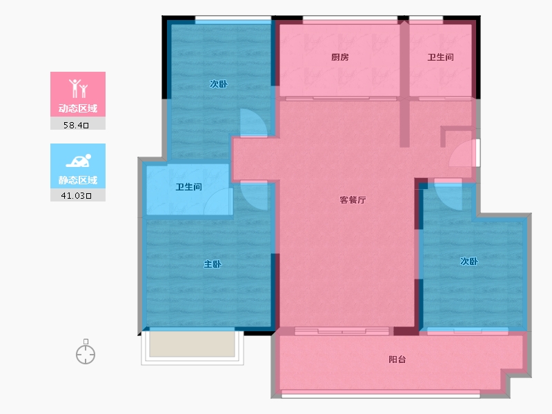 河南省-新乡市-中央公馆-99.20-户型库-动静分区