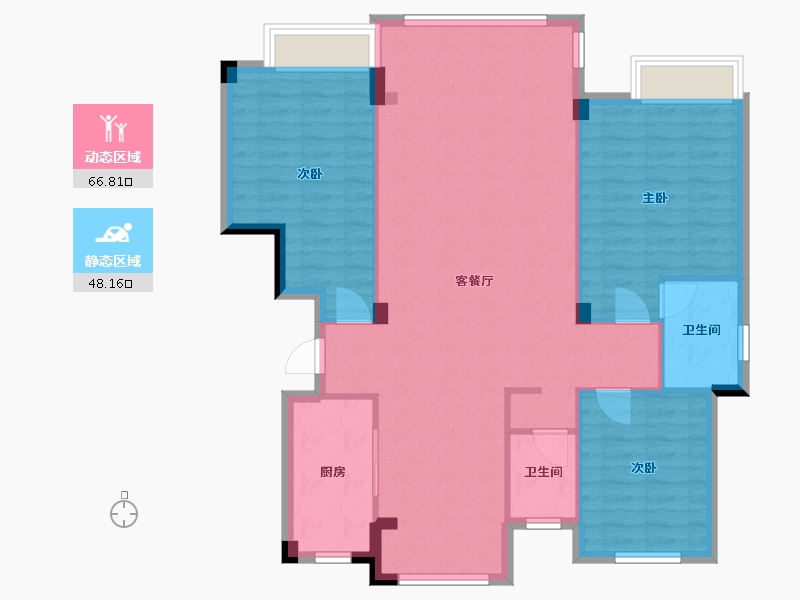 江西省-九江市-融城国际城-106.00-户型库-动静分区