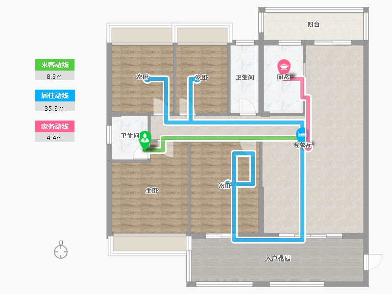 广东省-潮州市-锦峰天池-131.20-户型库-动静线