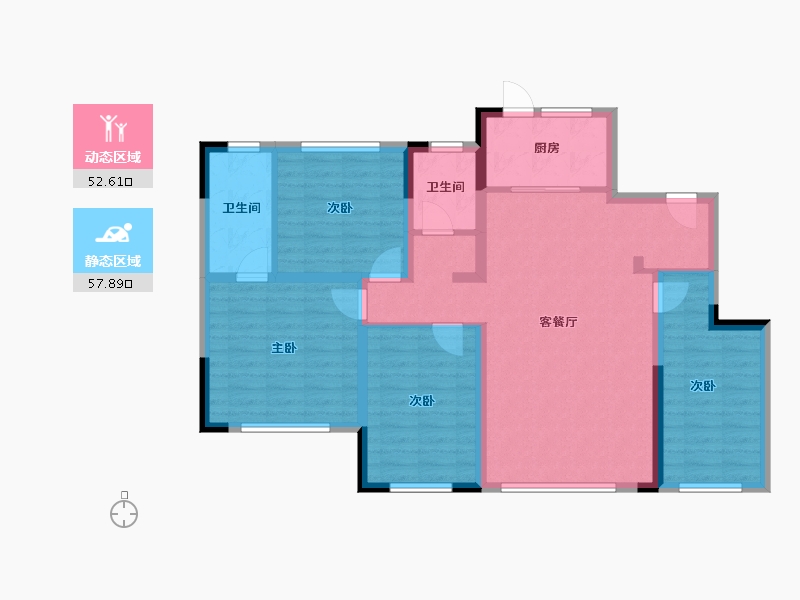 四川省-攀枝花市-时光水街-99.64-户型库-动静分区