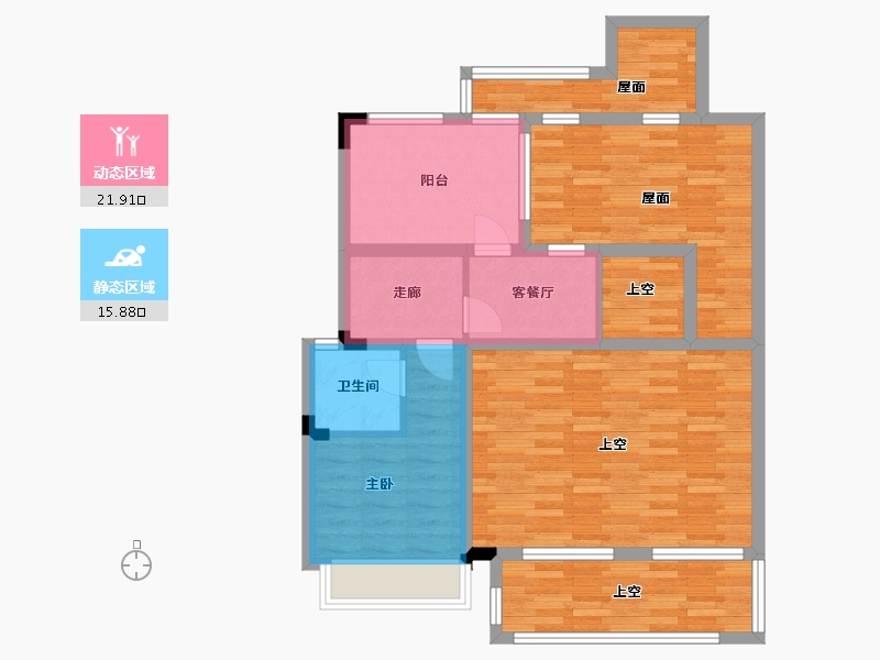 湖南省-长沙市-长房越秀星悦荟-114.40-户型库-动静分区